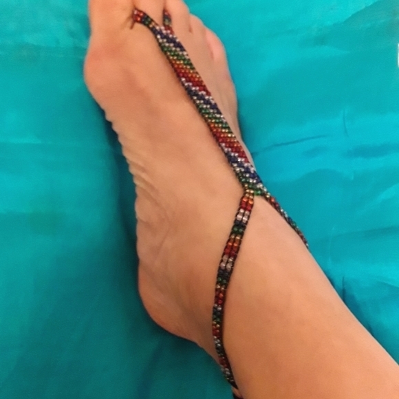 NYOSHOOS BAREFOOT SANDALS FOOT JEWELRY - Picture 6 of 12